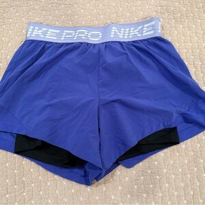 Nike Black and White Athletic Shorts